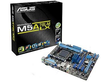 Asus M5A78L-M LX T Phenll/Athloll AM3+ AudLANVid µATX